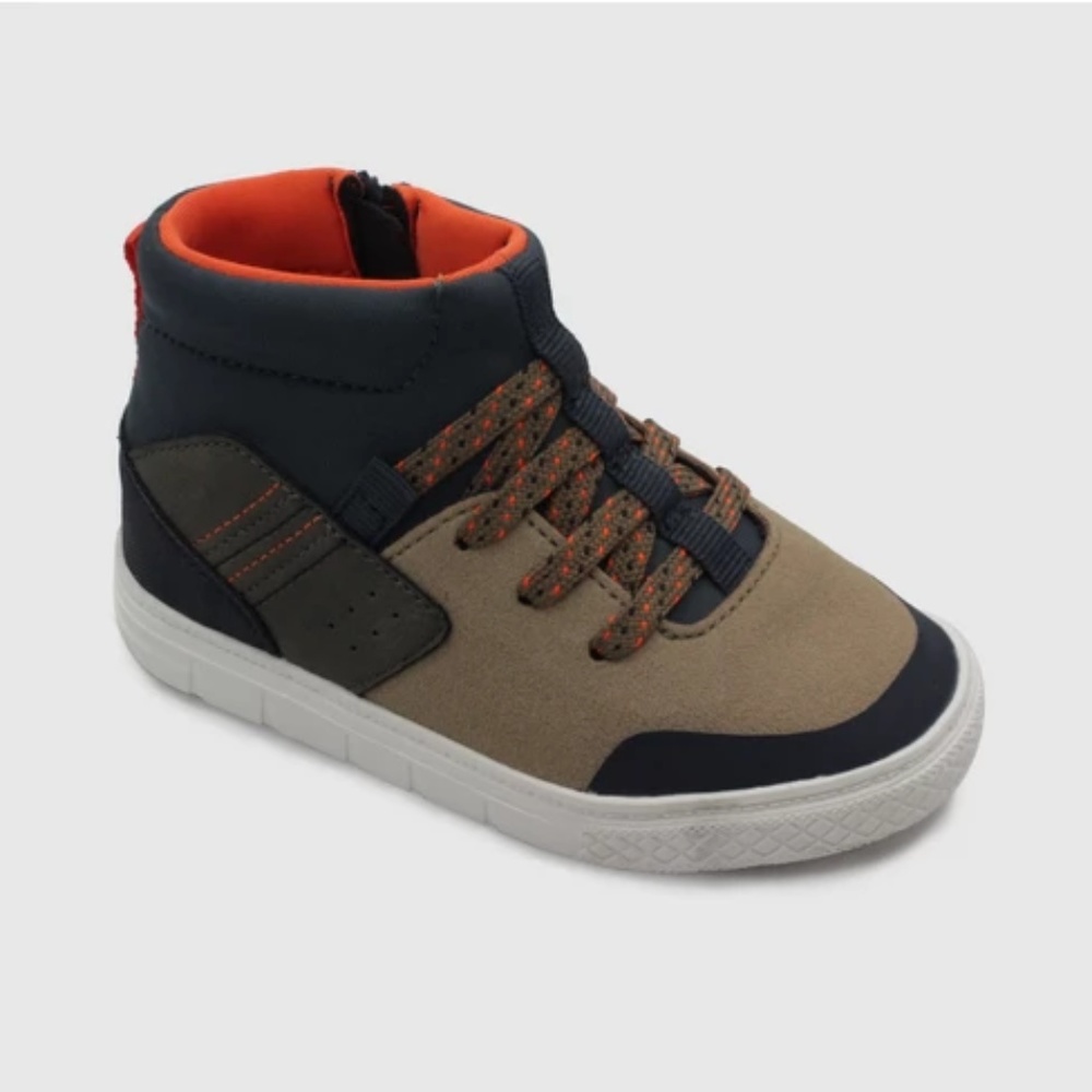 Toddler Boys Brannon Mid Top Sneakers - Gray